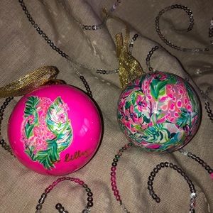 Lilly pullitzer ornaments